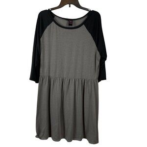 Wrapper Women 3/4 Sleeve Pullover Round Neck Stretch Dress size 2X